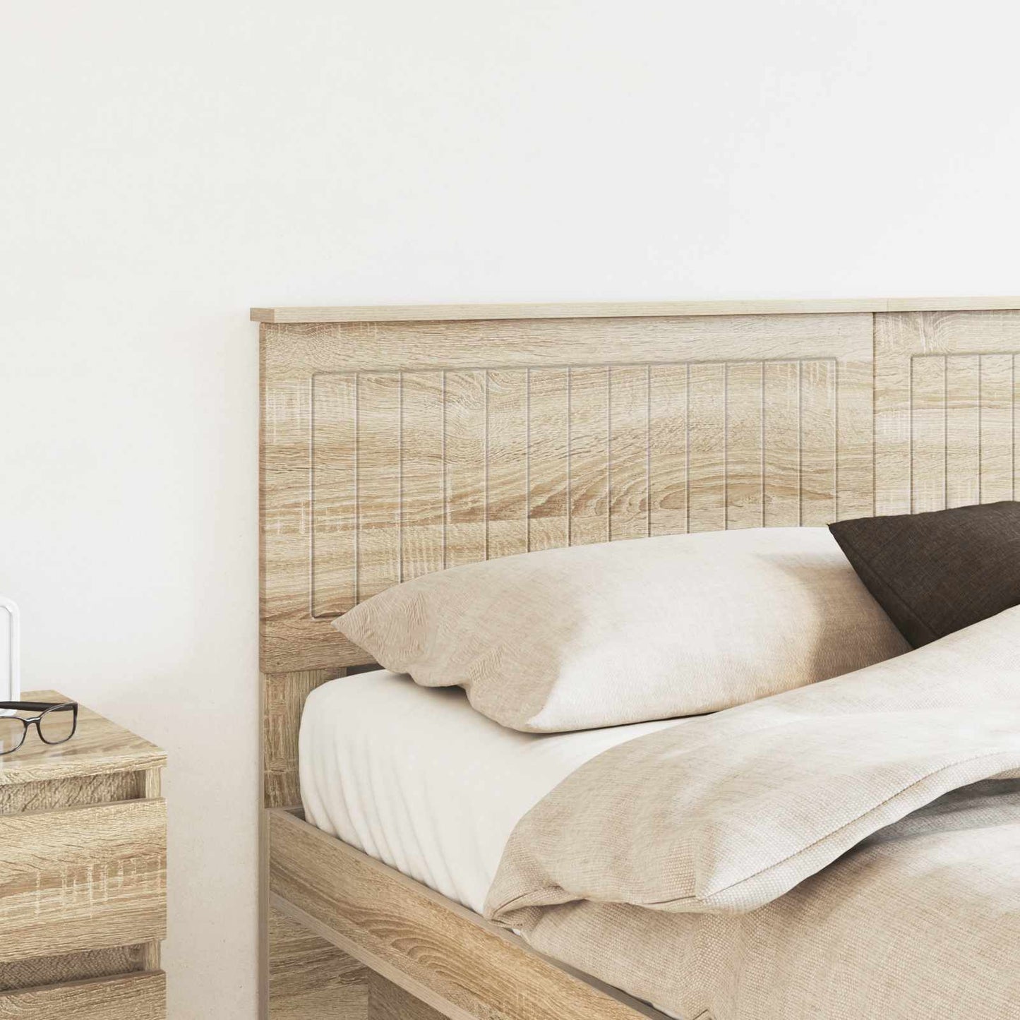 vidaXL Headboard Sonoma Oak Engineered wood