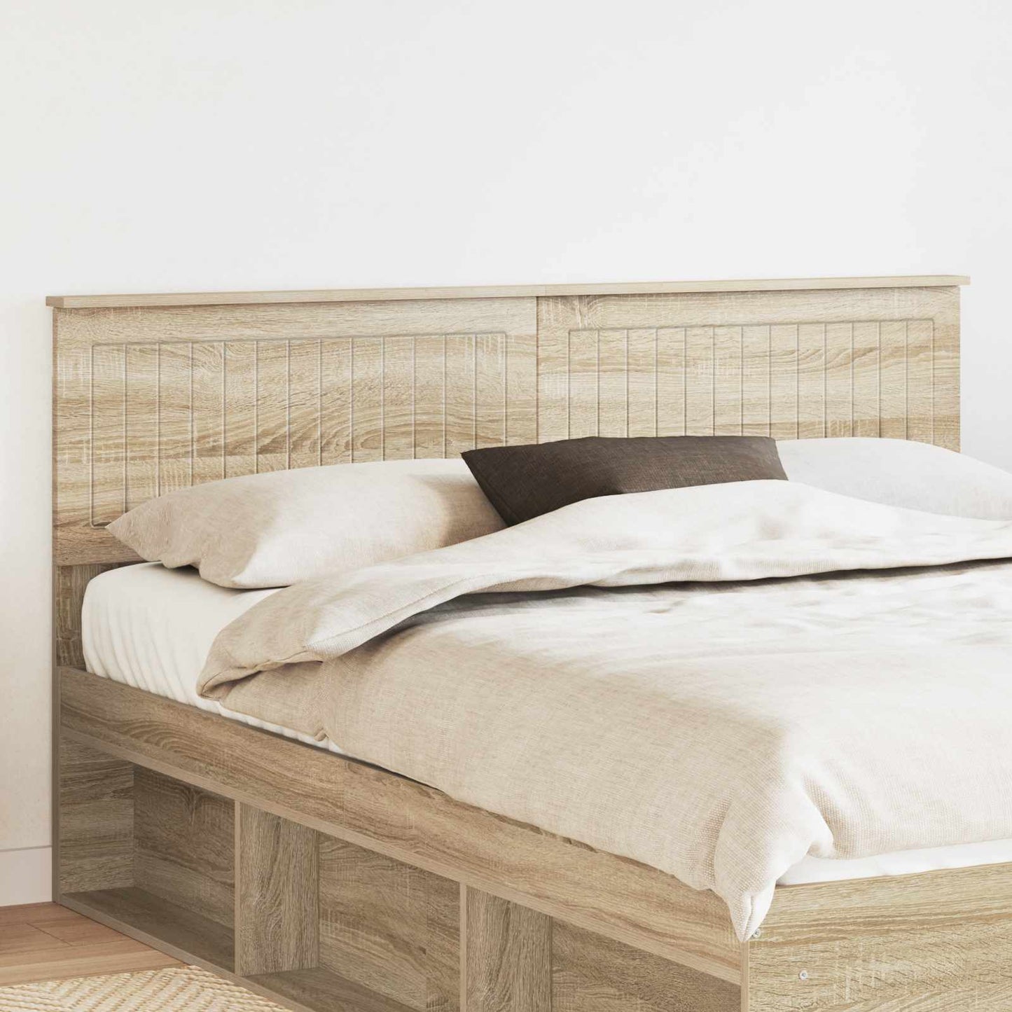 vidaXL Headboard Sonoma Oak Engineered wood