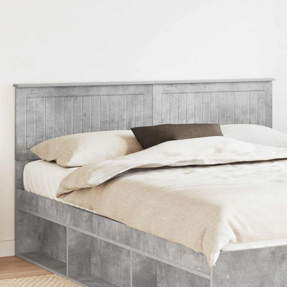 vidaXL Headboard Concrete Grey Engineered wood