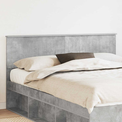 vidaXL Headboard Concrete Grey Engineered wood
