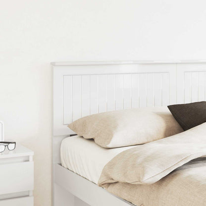 vidaXL Headboard Gloss White Engineered wood