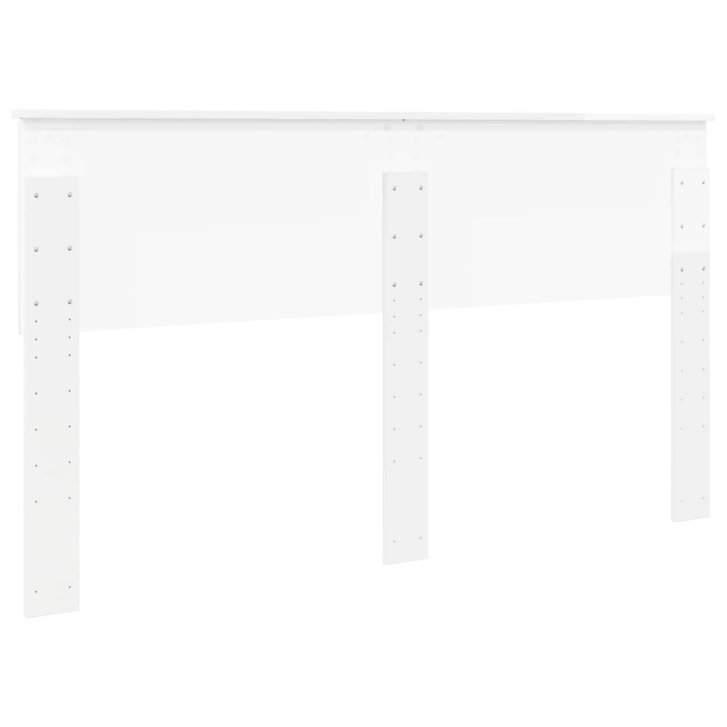vidaXL Headboard Gloss White Engineered wood