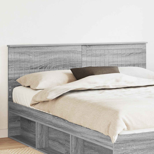 vidaXL Headboard Grey Sonoma Engineered wood