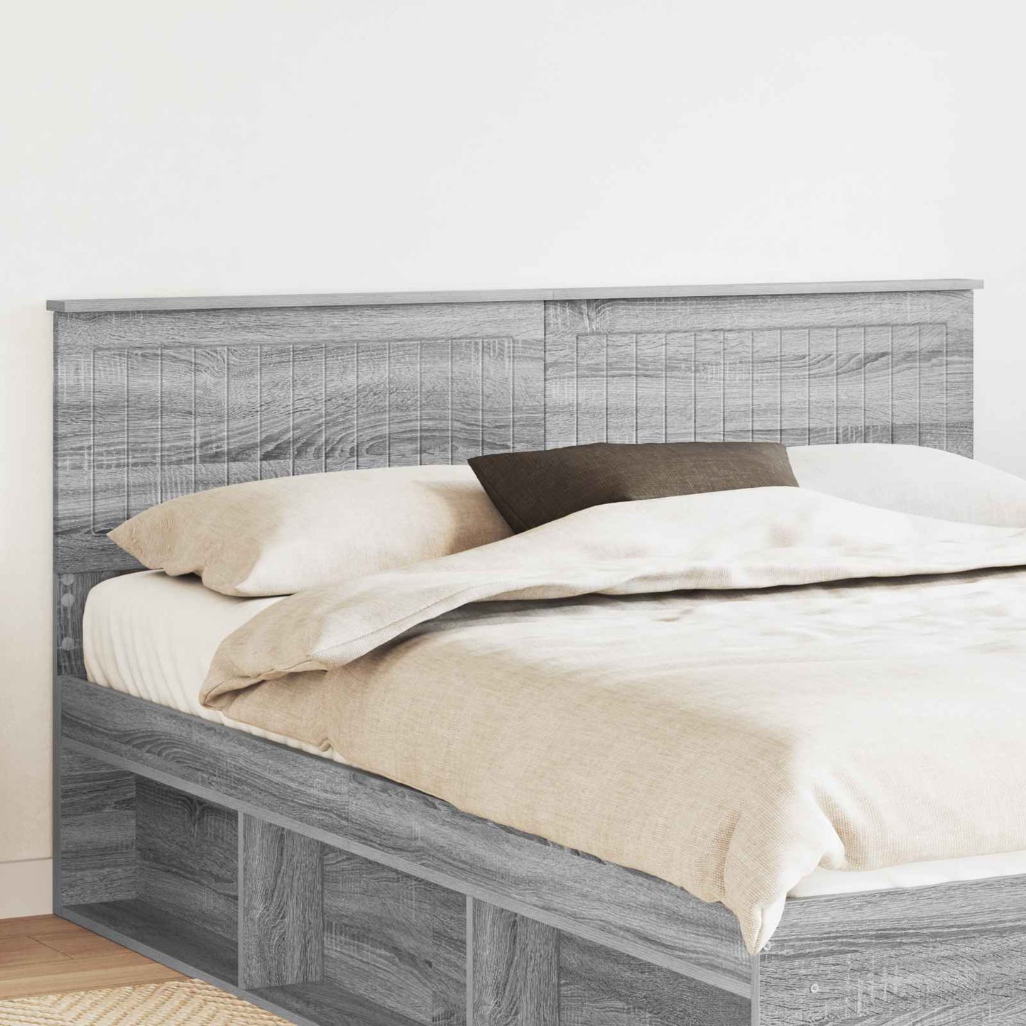 vidaXL Headboard Grey Sonoma Engineered wood