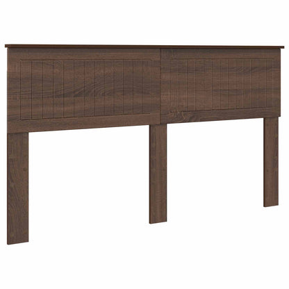 vidaXL Headboard Brown Oak Engineered wood