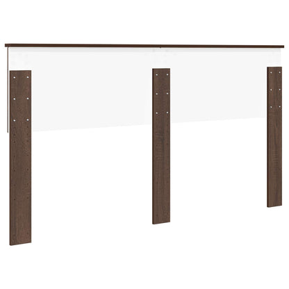 vidaXL Headboard Brown Oak Engineered wood