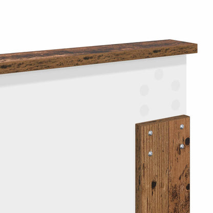 vidaXL Headboard Old Wood Engineered wood
