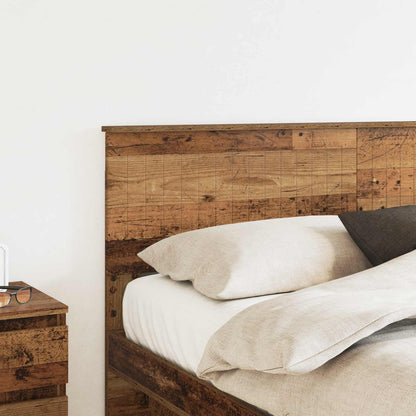 vidaXL Headboard Old Wood Engineered wood