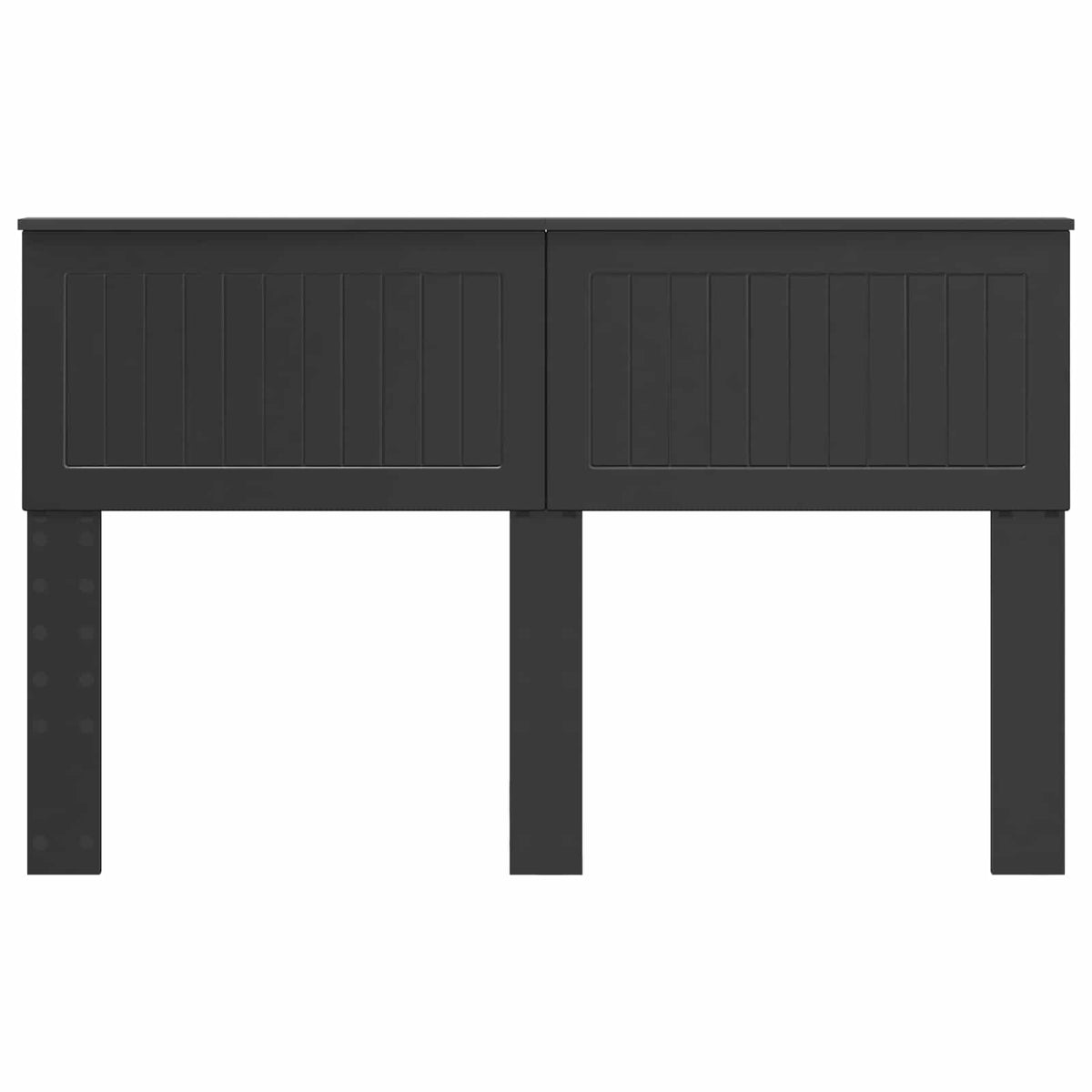 vidaXL Headboard Black Oak Engineered wood
