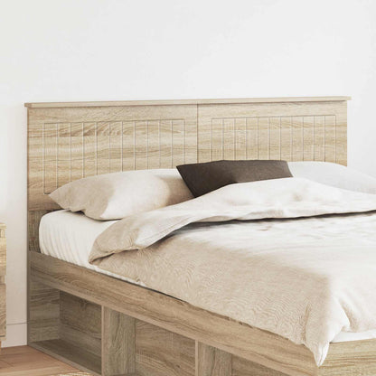 vidaXL Headboard Sonoma Oak Engineered wood
