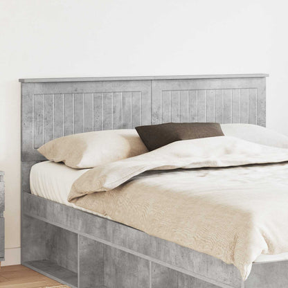 vidaXL Headboard Concrete Grey Engineered wood