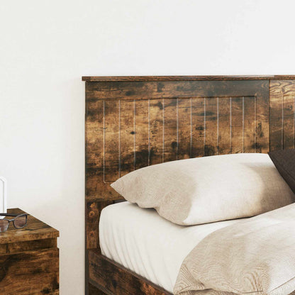 vidaXL Headboard Smoked Oak Engineered wood