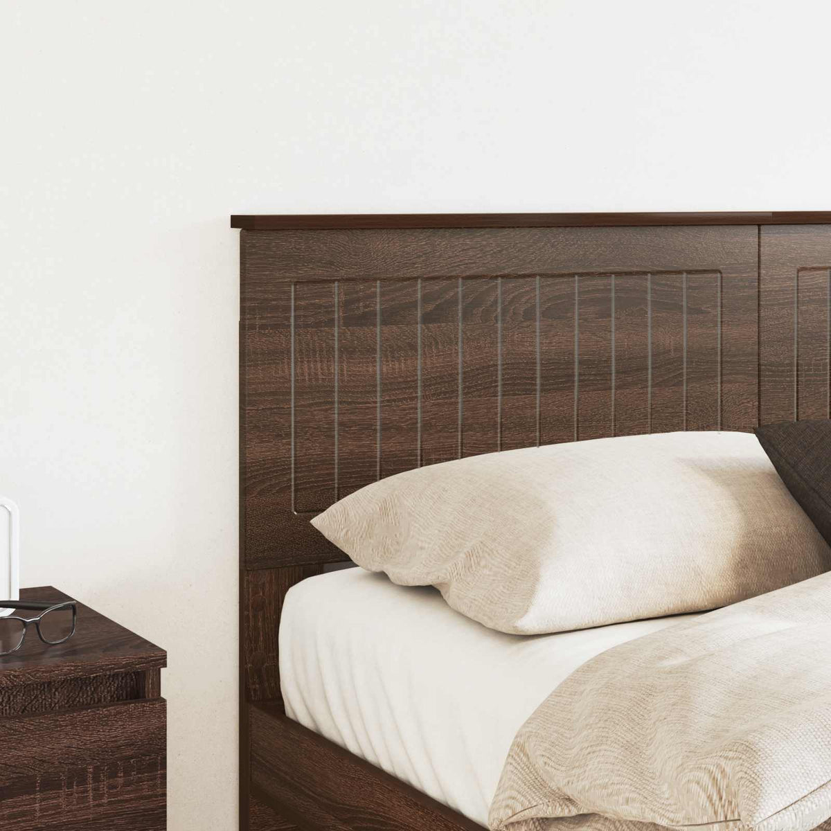 vidaXL Headboard Brown Oak Engineered wood