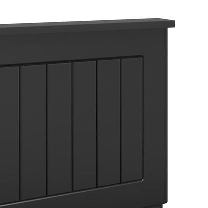 vidaXL Headboard Black Oak Engineered wood
