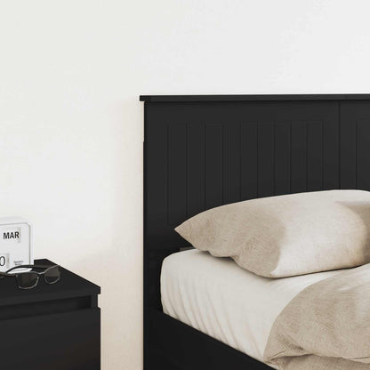 vidaXL Headboard Black Oak Engineered wood