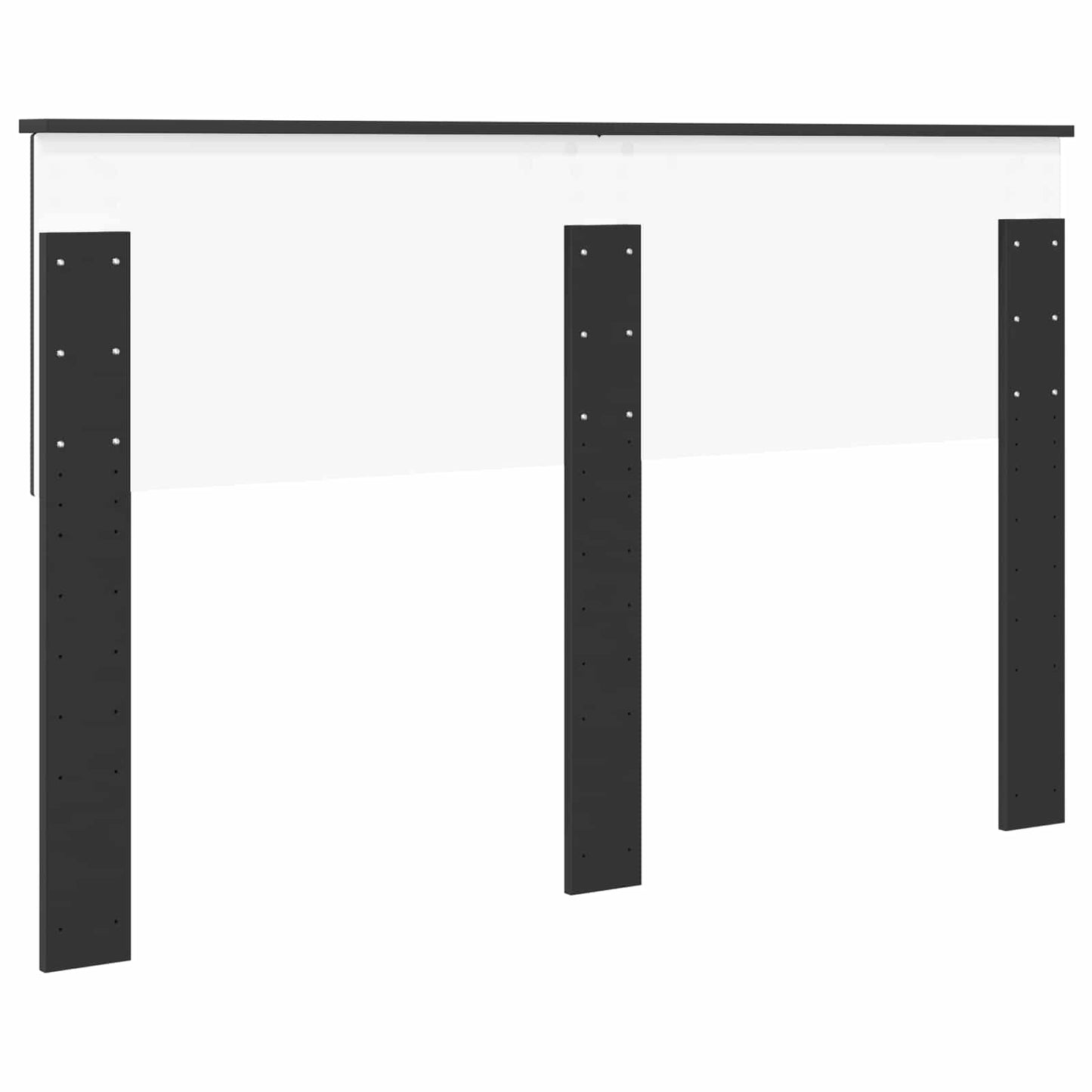 vidaXL Headboard Black Oak Engineered wood
