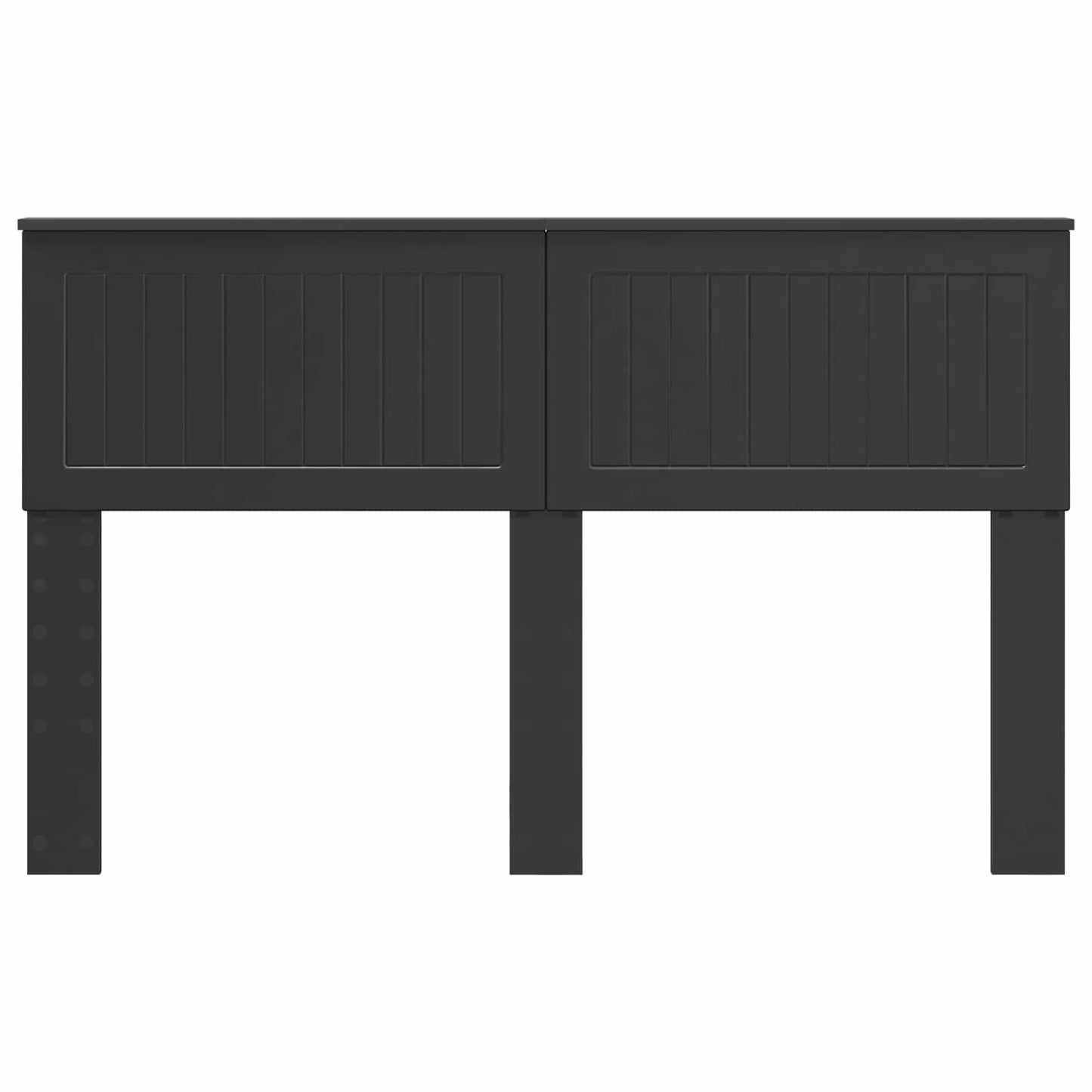 vidaXL Headboard Black Oak Engineered wood