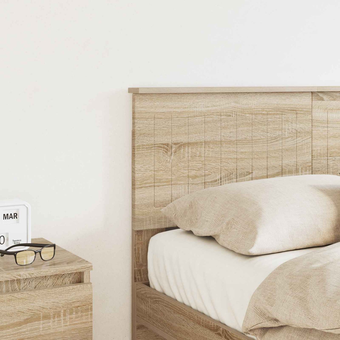 vidaXL Headboard Sonoma Oak Engineered wood