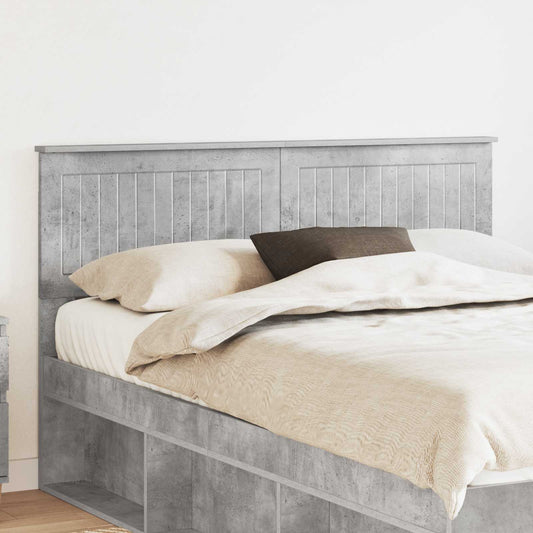 vidaXL Headboard Concrete Grey Engineered wood