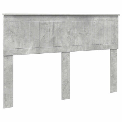 vidaXL Headboard Concrete Grey Engineered wood
