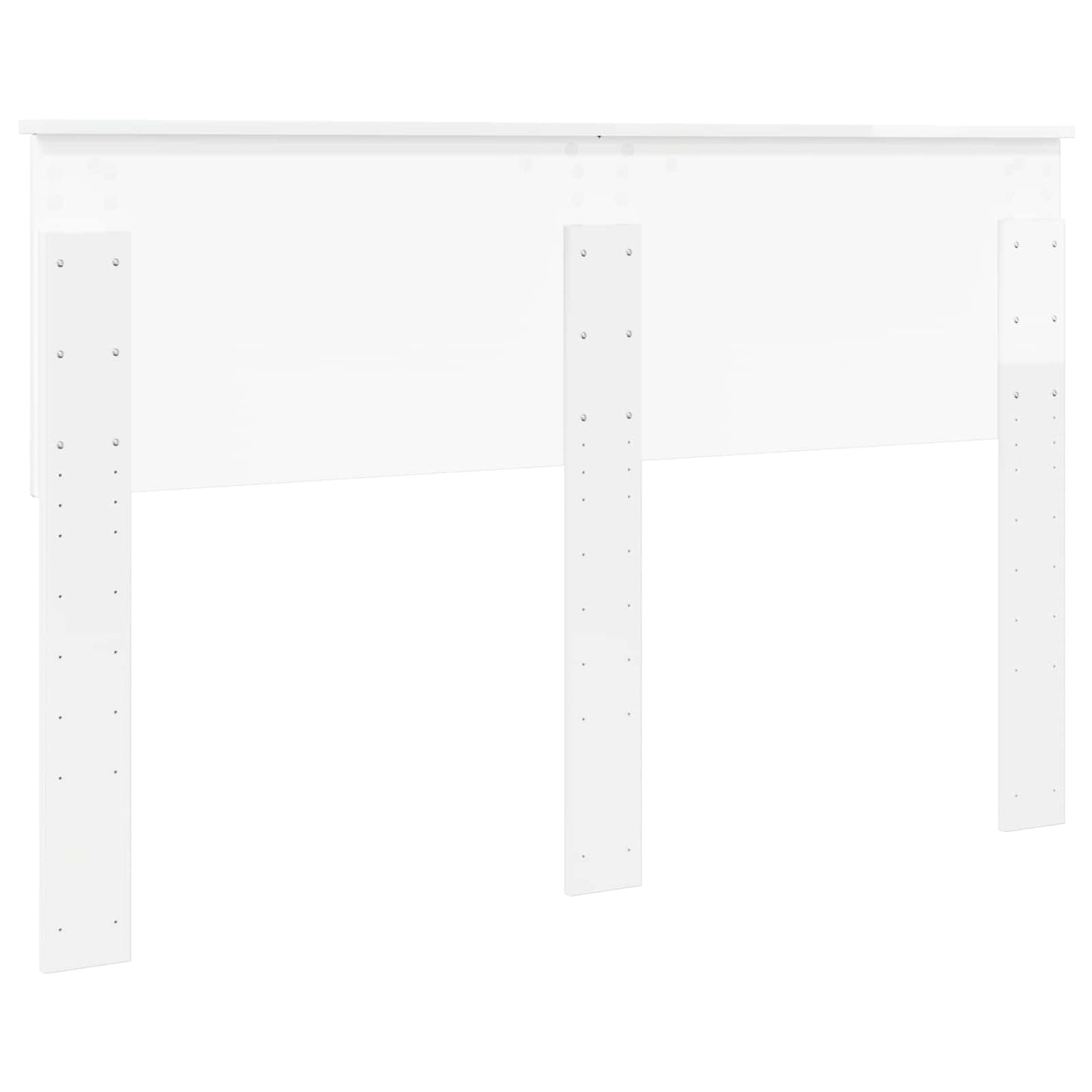 vidaXL Headboard Gloss White Engineered wood