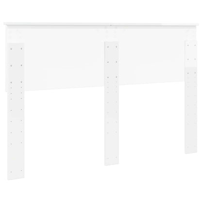 vidaXL Headboard Gloss White Engineered wood