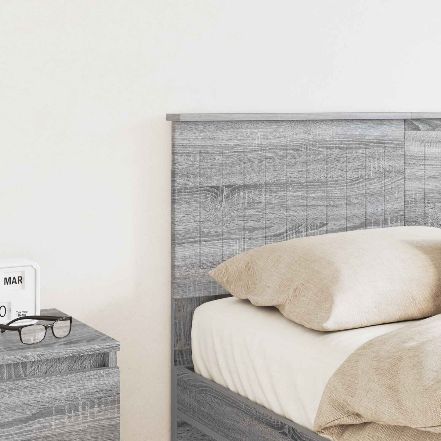 vidaXL Headboard Grey Sonoma Engineered wood