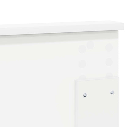 vidaXL Headboard White Engineered wood