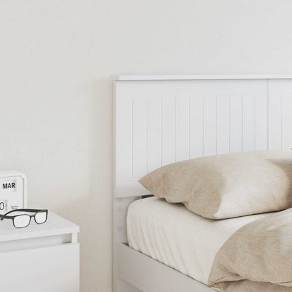 vidaXL Headboard White Engineered wood