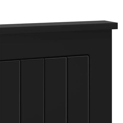 vidaXL Headboard Black Oak Engineered wood