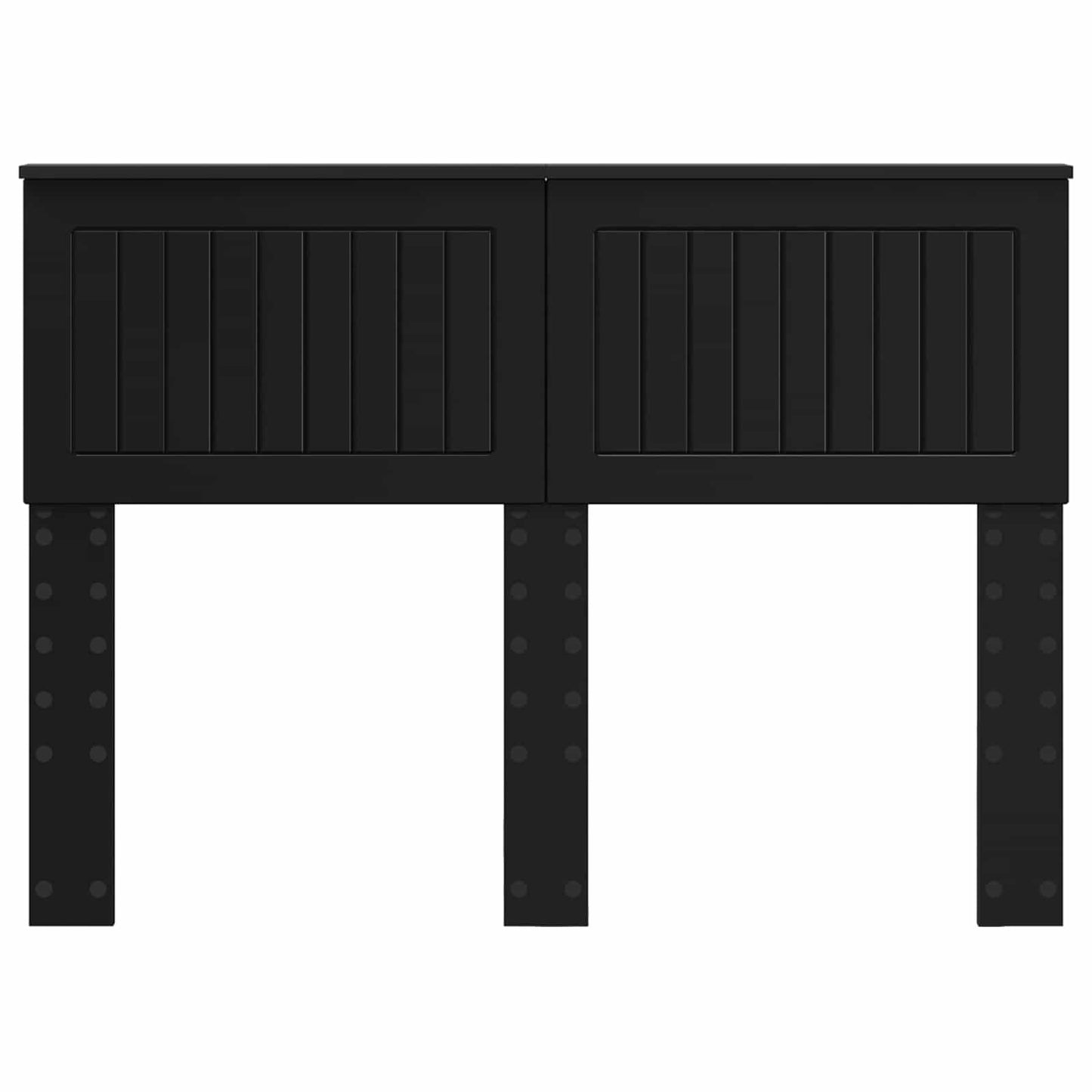 vidaXL Headboard Black Oak Engineered wood