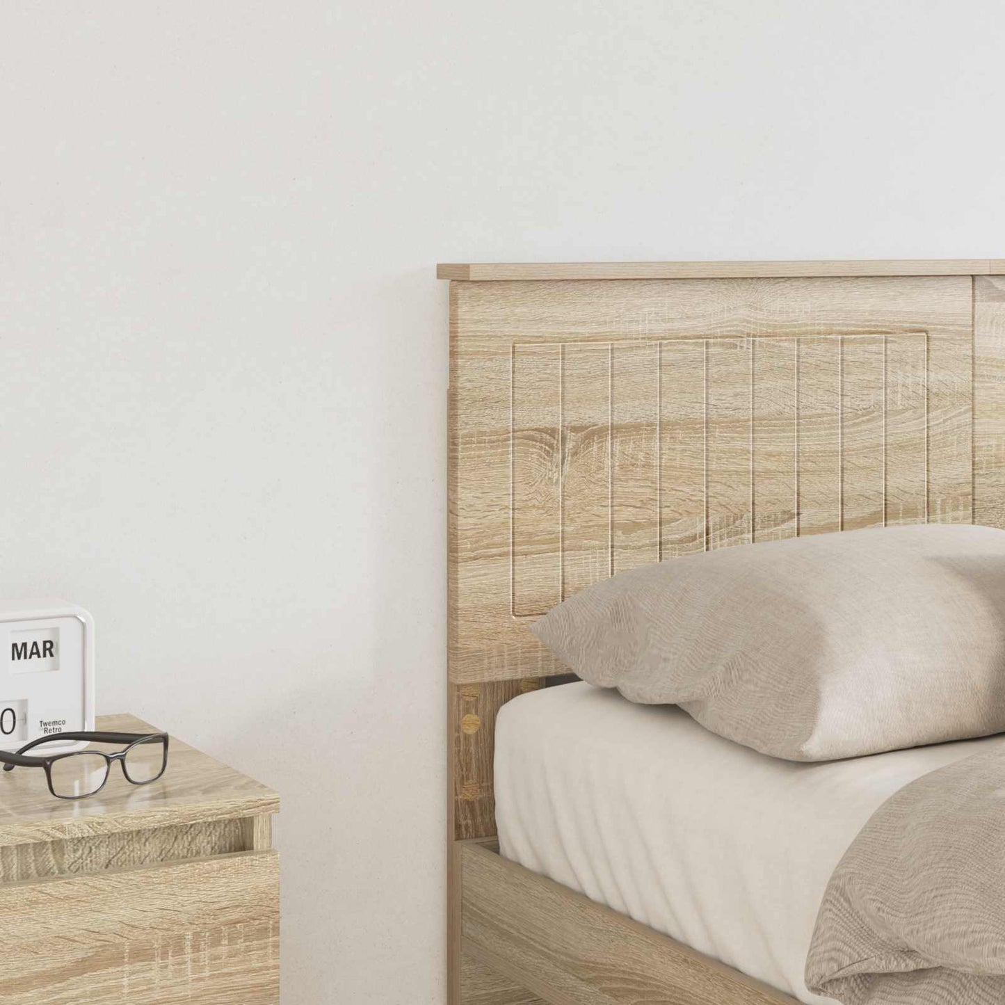 vidaXL Headboard Sonoma Oak Engineered wood