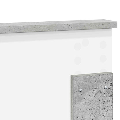 vidaXL Headboard Concrete Grey Engineered wood