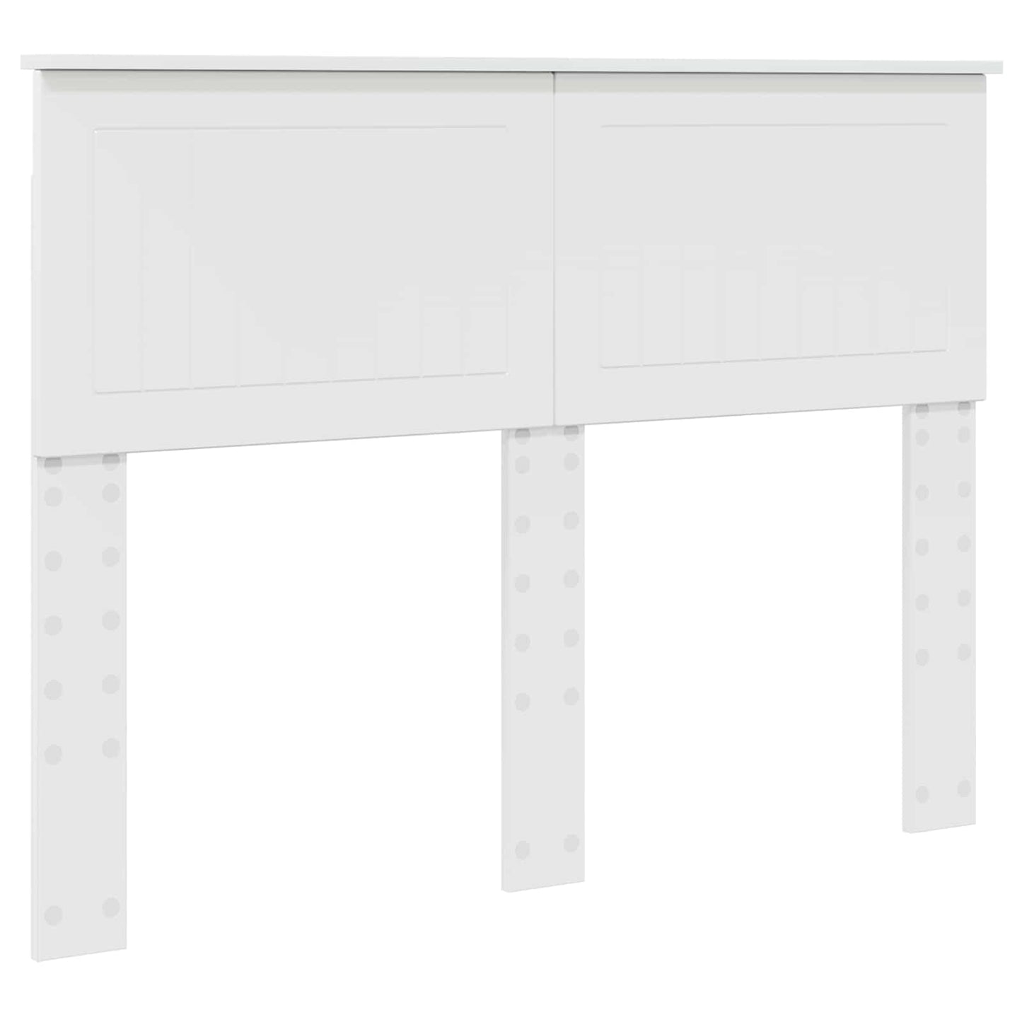 vidaXL Headboard Gloss White Engineered wood