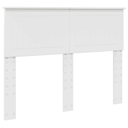 vidaXL Headboard Gloss White Engineered wood