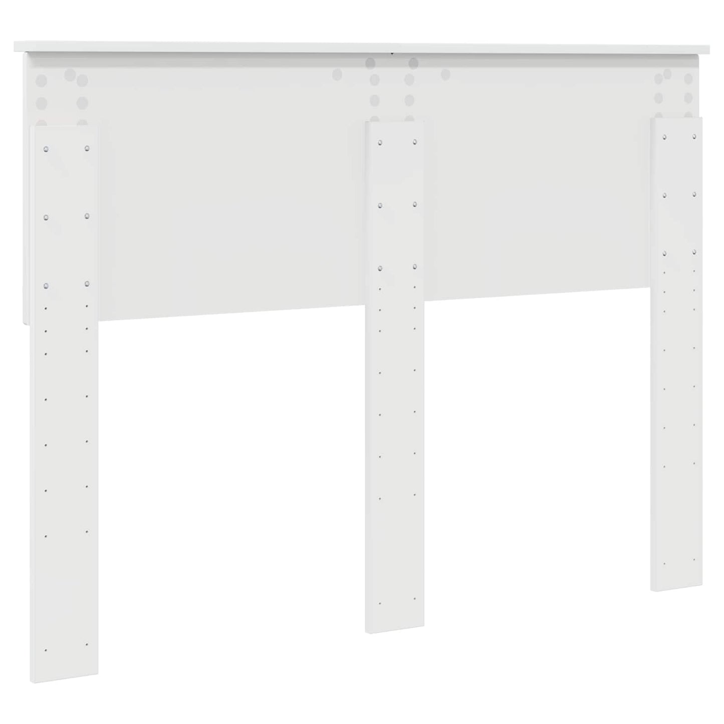 vidaXL Headboard Gloss White Engineered wood