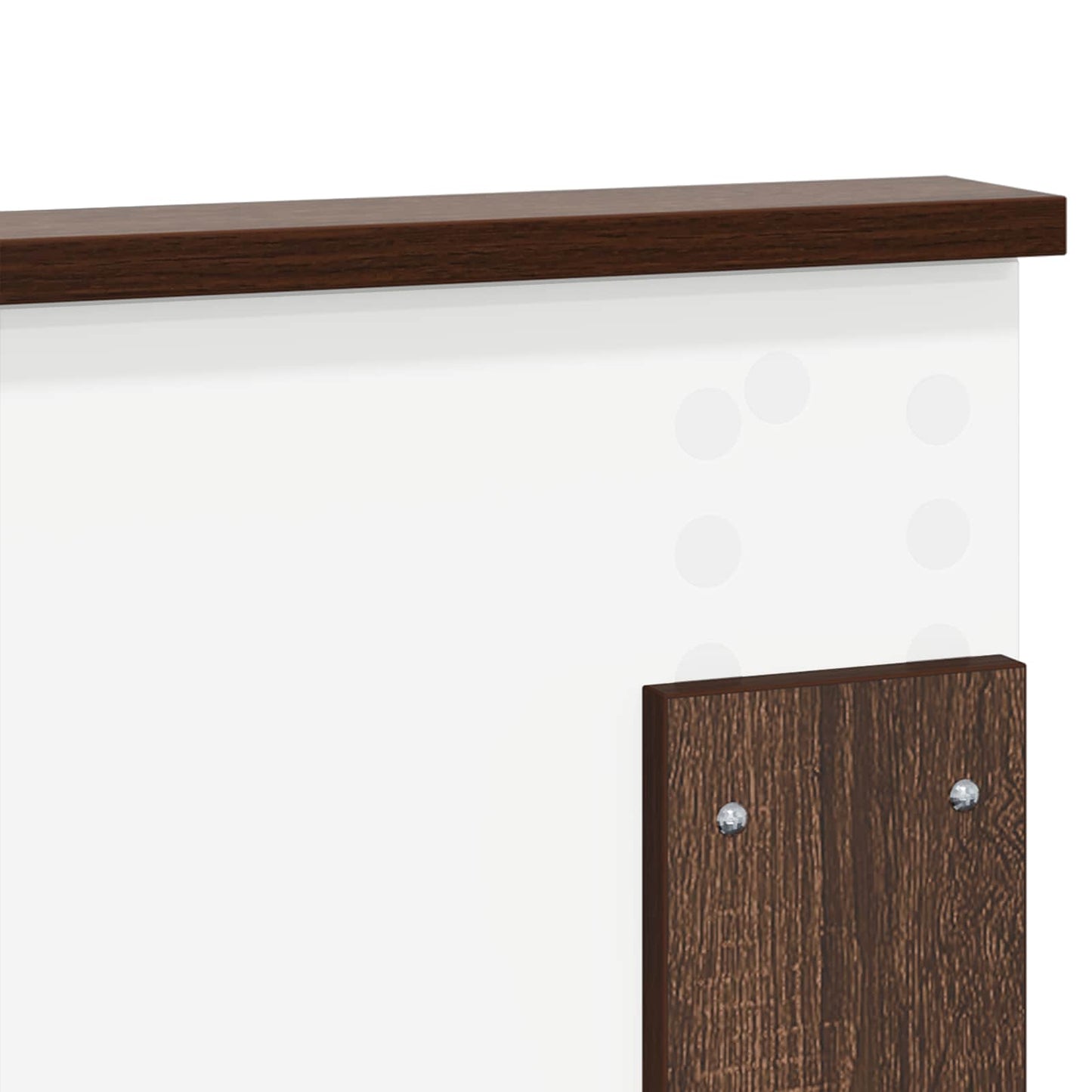 vidaXL Headboard Brown Oak Engineered wood