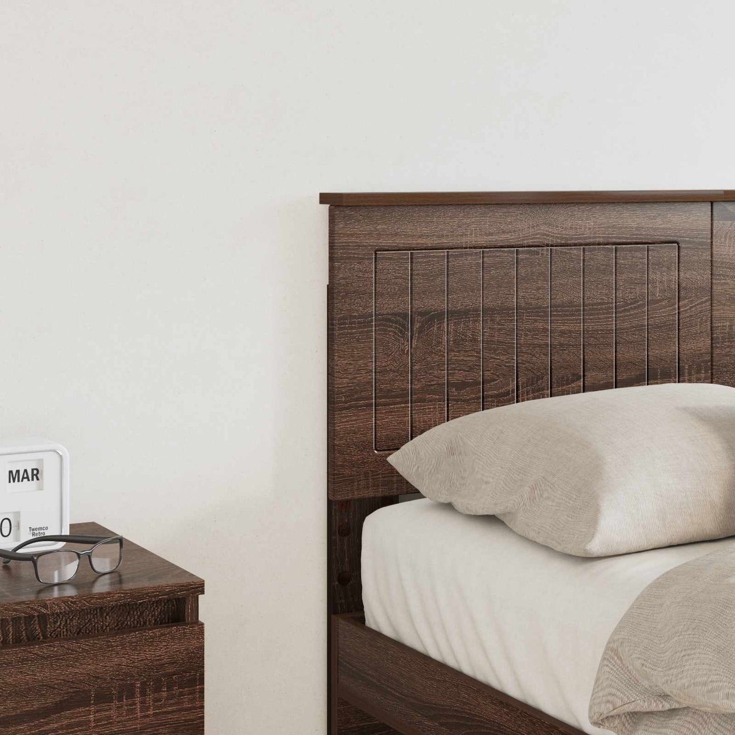 vidaXL Headboard Brown Oak Engineered wood