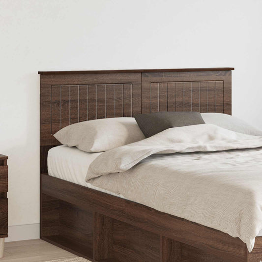 vidaXL Headboard Brown Oak Engineered wood