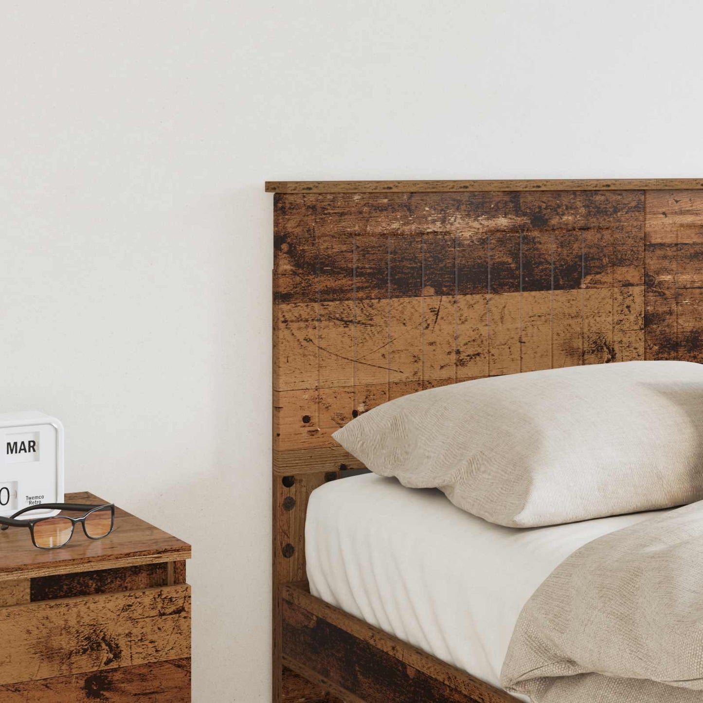 vidaXL Headboard Old Wood Engineered wood