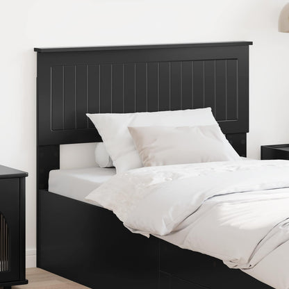 vidaXL Headboard Black Oak Engineered wood