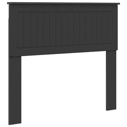 vidaXL Headboard Black Oak Engineered wood