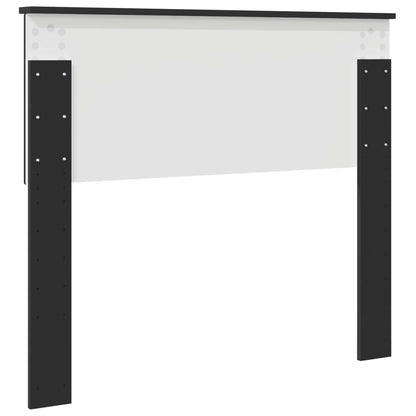 vidaXL Headboard Black Oak Engineered wood