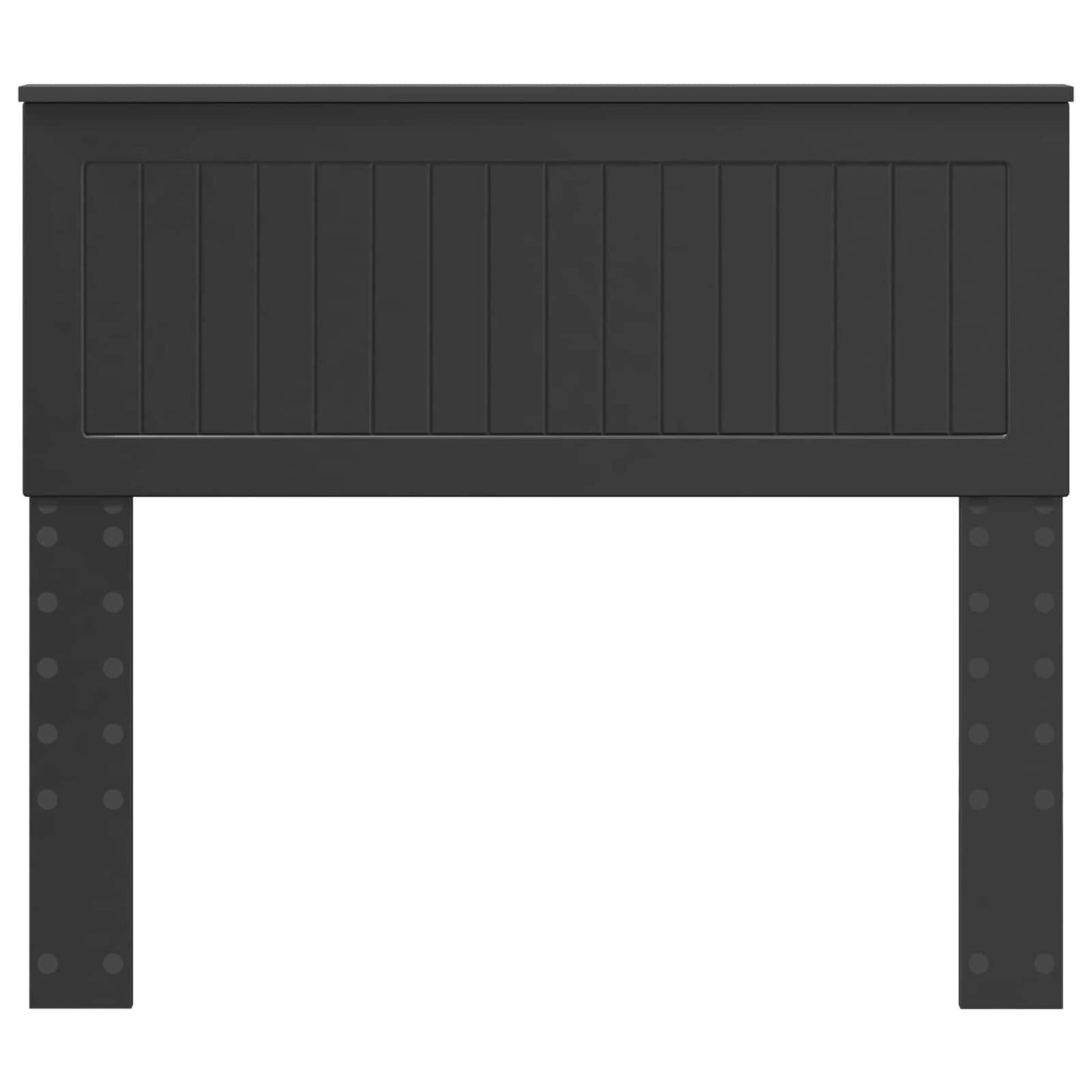 vidaXL Headboard Black Oak Engineered wood
