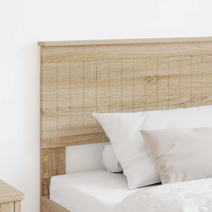 vidaXL Headboard Sonoma Oak Engineered wood
