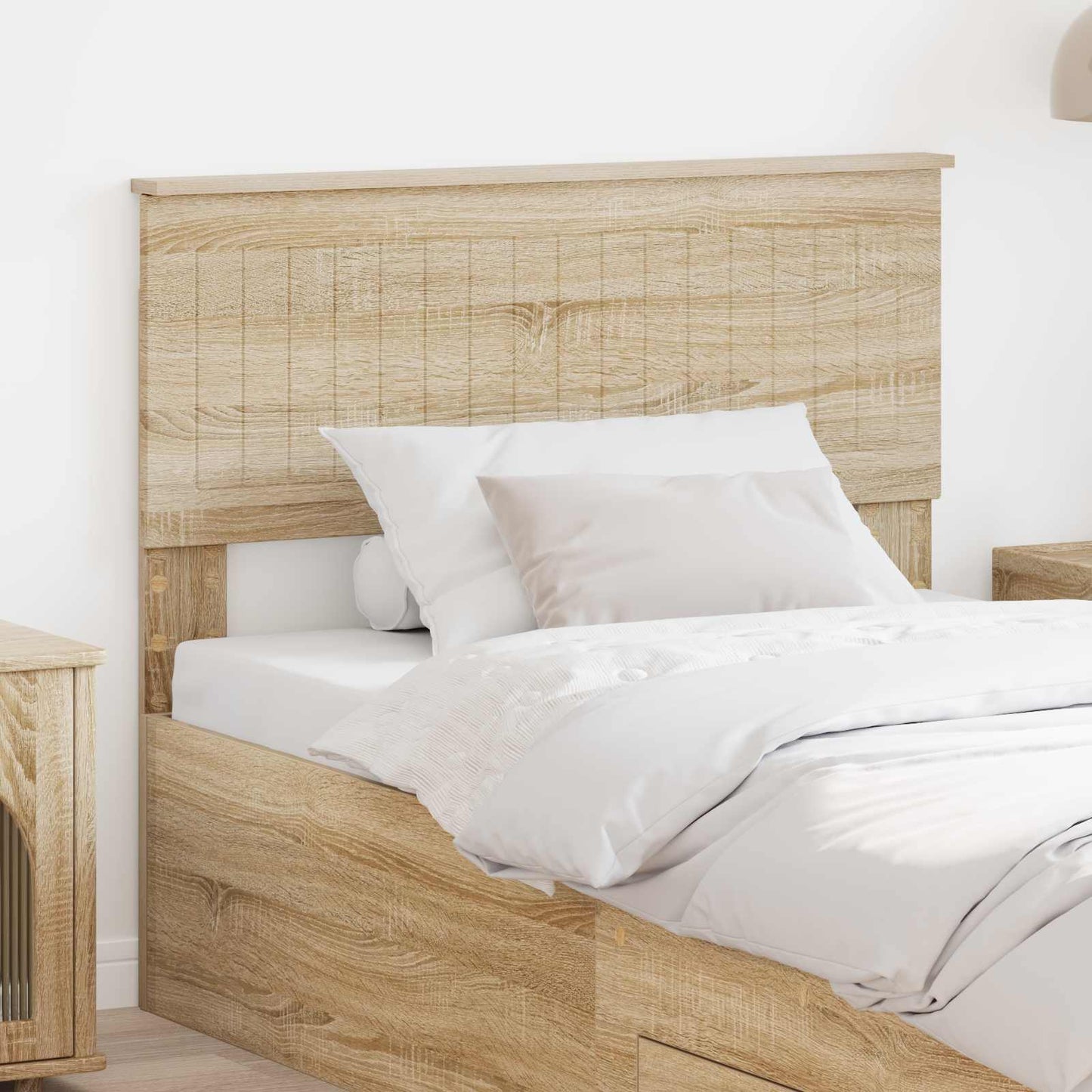 vidaXL Headboard Sonoma Oak Engineered wood