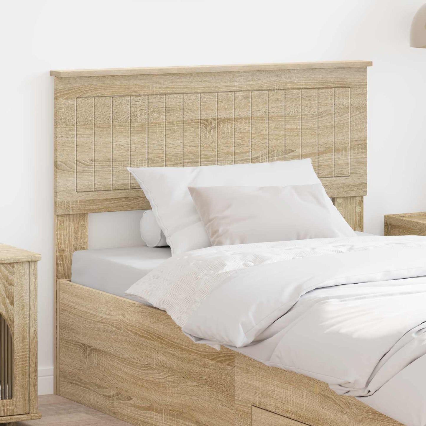 vidaXL Headboard Sonoma Oak Engineered wood
