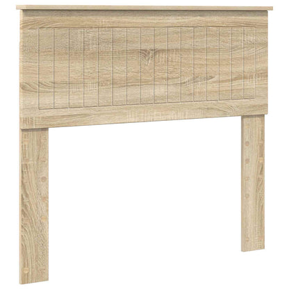 vidaXL Headboard Sonoma Oak Engineered wood