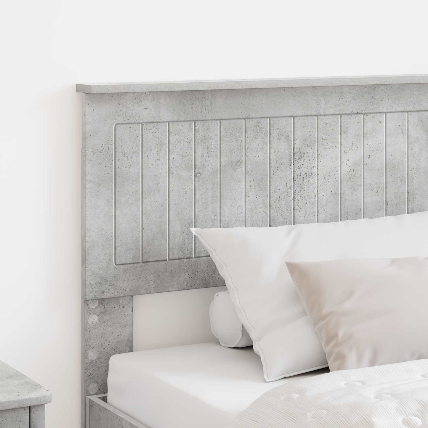 vidaXL Headboard Concrete Grey Engineered wood