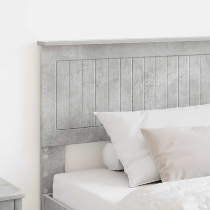 vidaXL Headboard Concrete Grey Engineered wood